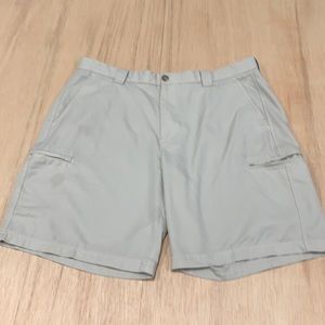 David Taylor relaxed shorts cream men 40 waist